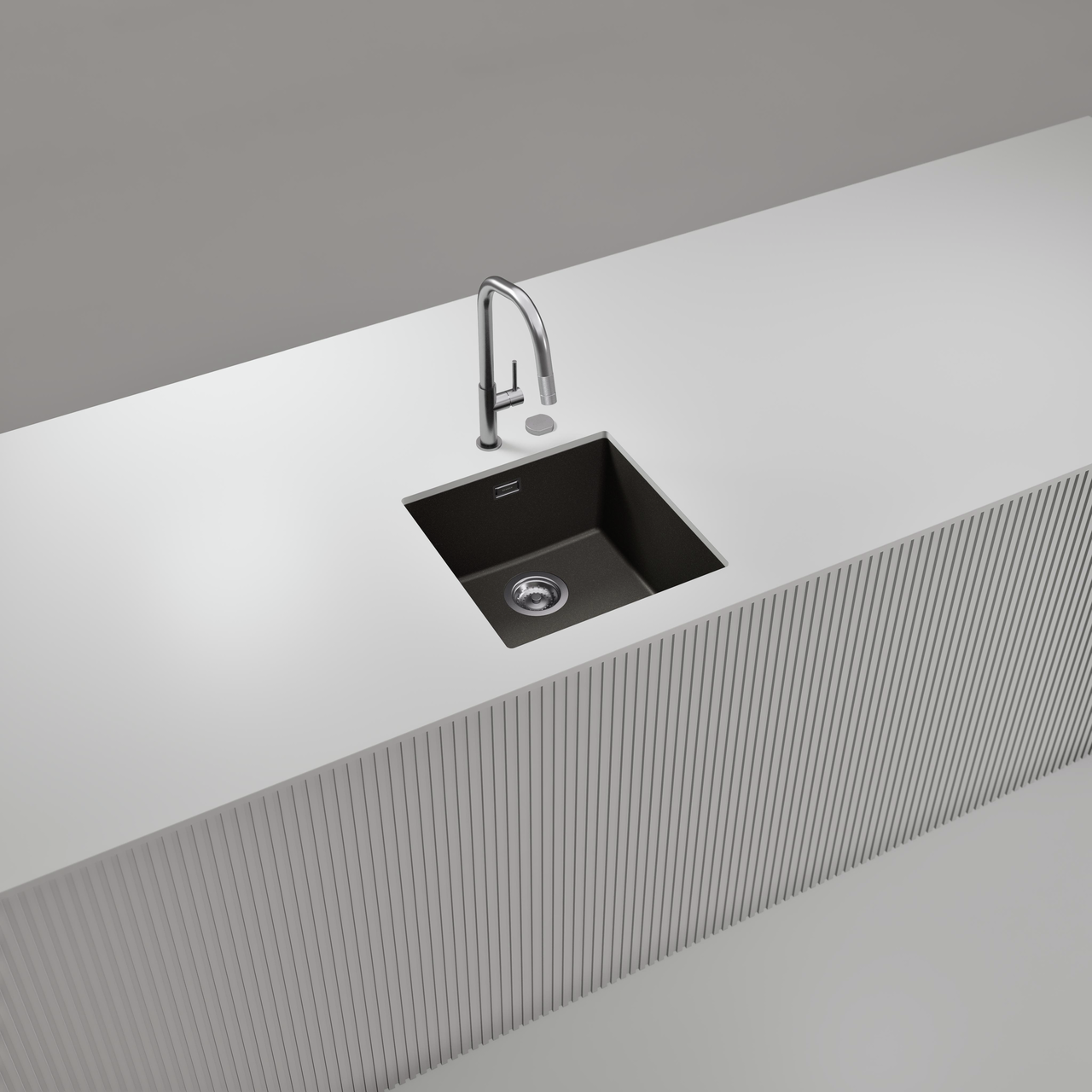 Dřez FORMHAUS D-100LS NERO